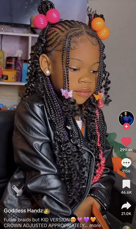 Braided Hairstyles For 10 Years, Hairstyles For Five Year Olds, Cute Hairstyles For Black Kids 13-14, Braids For 10 Year Girl, Hairstyles For 5 Year Girl Black Braids, Pamela Hairstyle, Hair Styles For 10 Year Girl Black, Kids Fulani Braids, Cute Braided Hairstyles For Kids