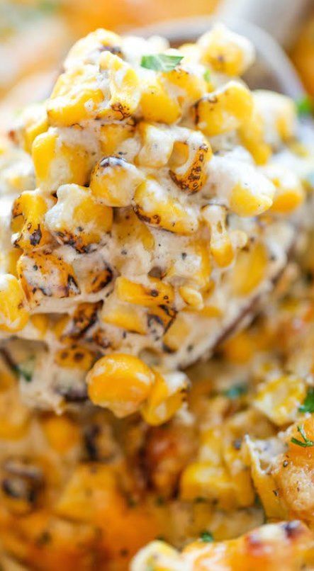 Cheesy Corn Side Dish, Dried Corn Recipes, Smoked Creamed Corn, Steakhouse Creamed Corn, White Corn Recipes, Southern Cream Corn Recipe, Braaivleis Bygeregte, Creamer Corn, Baked Creamed Corn