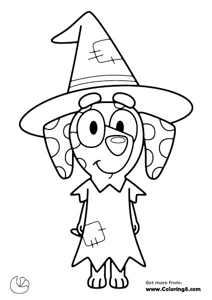 Bluey Halloween Coloring Pages, Bluey Halloween Party, Halloween Bluey, Bluey Coloring Pages, Disney Halloween Coloring Pages, Ghost Paintings, Bluey Stuff, Bluey Cartoon, Bluey Halloween