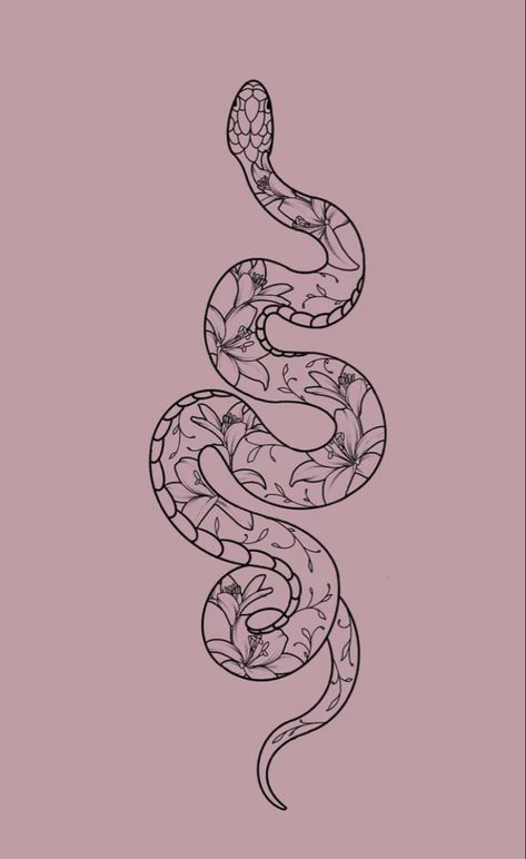 Memories Ideas, 10 Tattoo, Snake Illustration, Hippie Tattoo, Snake Tattoo Design, Small Hand Tattoos, Your Person, Up Tattoos, Best Tattoo Designs