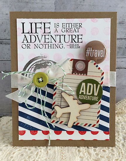 Bon Voyage Cards, Bon Voyage Party, Cards Masculine, Job Cards, Farewell Cards, Travel Card, Everyday Cards, Stamp Card, Scrap Ideas