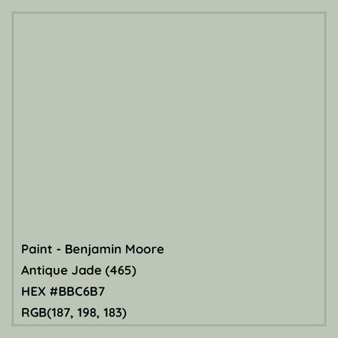 Benjamin Moore Spring Valley, Antique Jade Paint, Bm Antique Jade, Light Green Benjamin Moore Paint, Spring Thaw Benjamin Moore, Benjamin Moore Green Nursery, Best Mint Green Paint Color, Benjamin Moore Light Green, Antique Jade Benjamin Moore