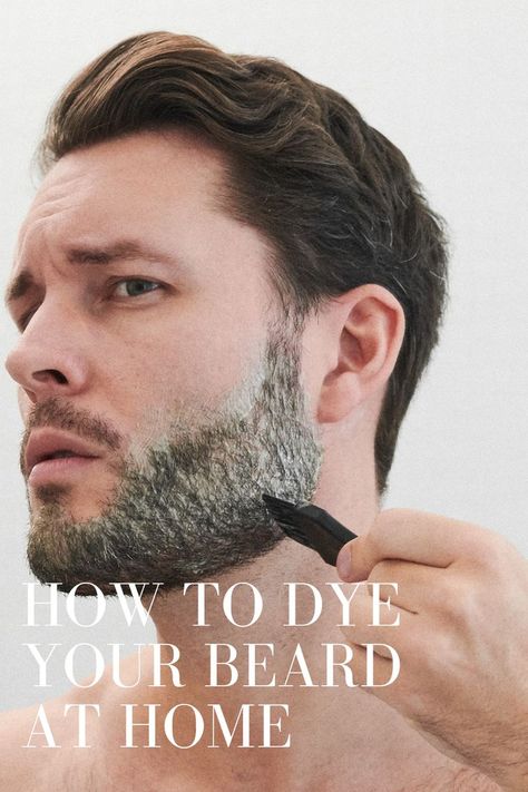 Beard Coloring Men, Beard Color, Hide Greys, Beard Dye, Scruffy Beard, Beard Colour, Grey Beards, Short Beard, Bearded Men