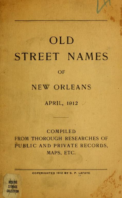 Historic New Orleans, 1920s Names, Plaquemines Parish, Old New Orleans, New Orleans History, Louisiana History, Old Letters, Old Names, Lace Veil