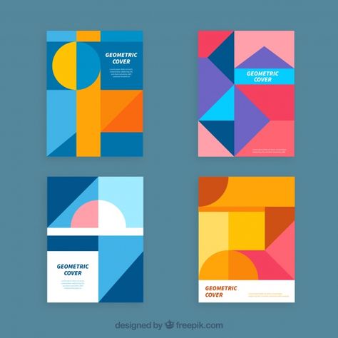 Supergraphics Design, Colorful Patterns Geometric, Geometric Poster Design, Cover Design Ideas, Magazine Logo, Geometric Graphic Design, Geometrical Design, Creative Brochure, Geometric Poster