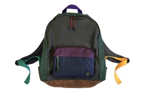 PORTER and kolor Link Up on Color-Blocked Bags | HYPEBEAST Pop Up Event, Link Up, Fukuoka, Bagpack, Sling Backpack, Forest Green, Porter, Pouch, Backpacks