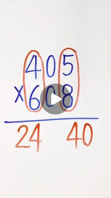 3 Digit Multiplication Tricks, Multiplication Tricks 3rd Grade, Math Multiplication Tricks, Easy Multiplication Tricks, Maths Hacks, Math Magic Tricks, Two Digit Multiplication, Math Flashcards, Fleece Sewing