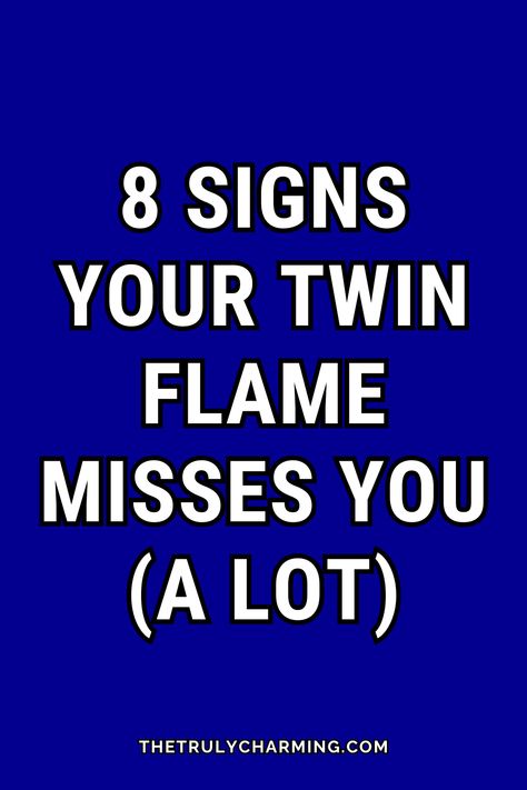 When our twin flames are not with us, it’s natural to miss them — and for them to miss us, too. In fact, there are some spiritual signs that they might be missing us. These are some commonly known spiritual signs that your twin flame misses you - more than you think. Missing My Twin Flame, True Twin Flame Signs, Twin Flames Facts, Twin Flame Aesthetic, Twin Flames Aesthetic, Twin Flame Signs, Flames Meaning, Spiritual Signs, Twin Flames Signs