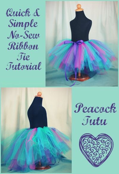 Diy Peacock, Peacock Tutu, Diy Tutu Dress, Tulle Skirt Tutorial, Diy Tutus, No Sew Tutu, Tutu Tutorial, Future Costume, Ribbon Tutu