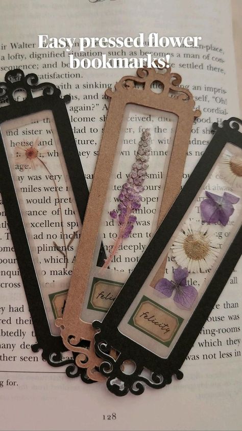 Cricut template bookmarks with real laminated pressed flowers! Handmade ephemera keepsakes, DI… in 2022 | Paper craft tutorials, Paper crafts diy tutorials, Paper art craft Penanda Buku Diy, Buku Diy, Handmade Ephemera, Cricut Template, Flower Bookmarks, Handmade Bookmarks Diy, Penanda Buku, Diy Crafts Bookmarks, Creative Bookmarks