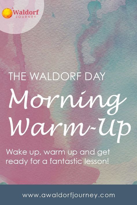 I find the morning warm-up time to be one of the most essential elements of our day. It allows us to orient ourselves, and also helps everyone to wake up a little bit! Waldorf Morning Circle, Waldorf Education Homeschooling, Waldorf Lessons, Morning Verses, Waldorf Books, Waldorf Preschool, Waldorf Kids, Waldorf Curriculum, Waldorf Teaching