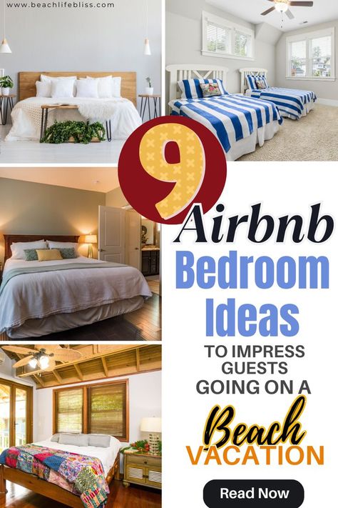 Today we are bringing you Airbnb bedroom ideas and designs that will make your guests feel like they’re traveling to the beach in style. Let's dive into the blog. #airbnb #bedroom #decor #designinspiration Airbnb Bedroom Decor, Best Airbnb Decor, Airbnb Bedroom Ideas, Airbnb Bedroom, Beachy Quotes, Airbnb Decor, Best Airbnb, Airbnb Design, Airbnb Host