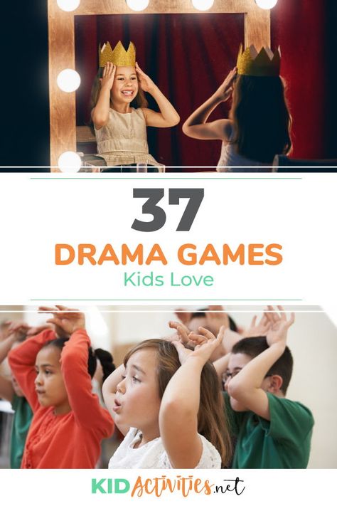 Elementary Theater Activities, Elementary Theatre Activities, Drama Class For Kindergarten, Preschool Drama Activities, Primary School Drama Activities, Grade 1 Drama Activities, Grade 3 Drama Activities, Kindergarten Theatre Activities, Musical Theatre Games