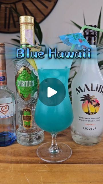 FirstSip.co.uk on Instagram: "Blue Hawaii cocktail recipe #bluehawaii #cocktail #recipe #blue #hawaii #drink #fyp #howto #easycocktails #recipes" Blue Hawaiian Cocktail Recipes, Blue Drinks Alcohol, Blue Hawaiian Drink Recipe, Blue Cocktail Drinks, Hawaii Drinks, Blue Hawaii Drink, Hawaii Cocktails, Blue Hawaiian Drink, Blue Hawaii Cocktail