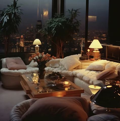 90s Aesthetic Interior Design, Vintage Luxury Apartment, 80’s Interior Design, 80s Condo, 90s Penthouse, 80s Style House, 80s Luxury Aesthetic, 80s Decor Interior Design, 80s Luxury Interior