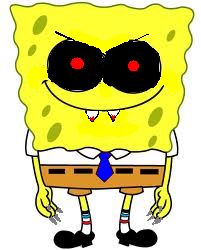 evil spongebob Hyper Realistic Spongebob, Scary Spongebob Drawing, Creepy Spongebob, Evil Spongebob, Scary Spongebob, Tattoo Font Styles, Spongebob Drawings, Evil Smile, Time Loop