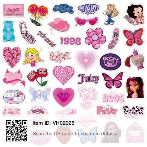 2000s Aesthetic Stickers, 2000s Stickers Aesthetic, Y2k Laptop, 2000s Stickers, Y2k Stickers, 90s Stuff, Diy Water Bottle, Digital Weekly Planner, Journal Stuff