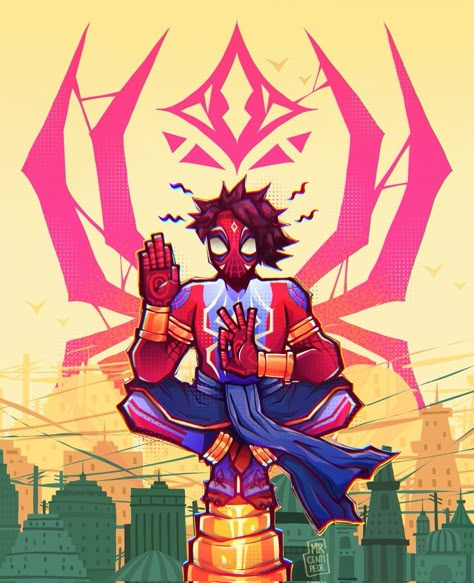 Spider Man Pavitr Prabhakar, Spider Man Pavitr, Spiderman India, Spider Man India, Pavitr Prabhakar, Spiderman Atsv, Spiderman Across The Spiderverse, Spiderman Stuff, Spider People