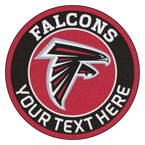 Ga Football, Falcons Logo, Atlanta Falcons Logo, Football Vintage, Nylon Carpet, Nfl Logo, Cave Decor, Nfl Fans, Round Logo