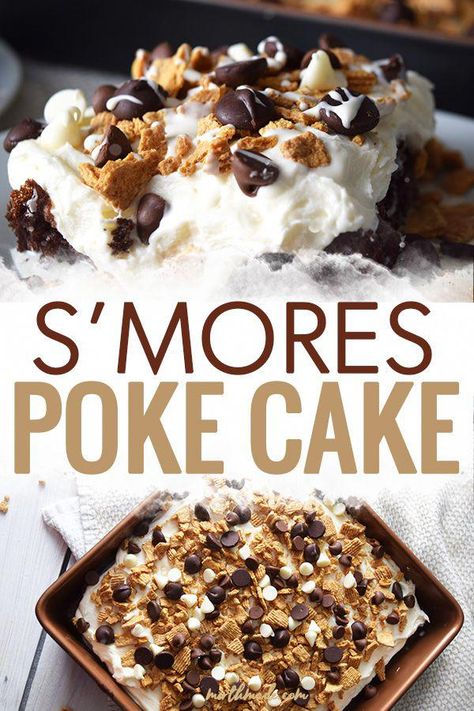 Graham Cracker Topping, Shortcake Recipes, Cake Marshmallow, Marshmallow Filling, Delicious Chocolate Cake, Smores Dessert, Cracker Toppings, Smores Cupcakes, Biscuits Graham