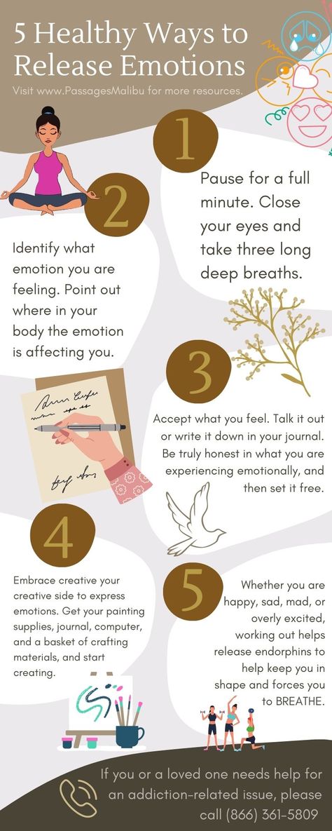 5 Healthy Ways to Express and Release Emotions Healthy Outlets For Emotions, How To Let Emotions Out, Healthy Ways To Release Emotions, How To Manage My Emotions, Healthy Emotional Outlets, Healthy Ways To Express Anger, How To Emotionally Regulate, How To Express Anger In A Healthy Way, Emotional Release Therapy