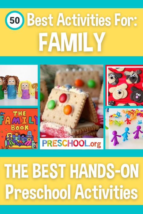 Crafts About Family For Toddlers, Family Theme Activities For Preschoolers, Family Theme Activities For Toddlers, Family Theme Preschool Activities, Family Theme Preschool, Preschool Families Activities, Preschool Family Theme, Preschool Family, Theme Snack