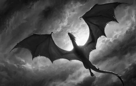 Black Dragon Flying, Black Wyvern, Dragon Landscape, Darius Acrux Zodiac Academy, Dragon Aesthetic, Dragon Flying, Small Dragon Tattoos, Dragon Silhouette, Dark Castle