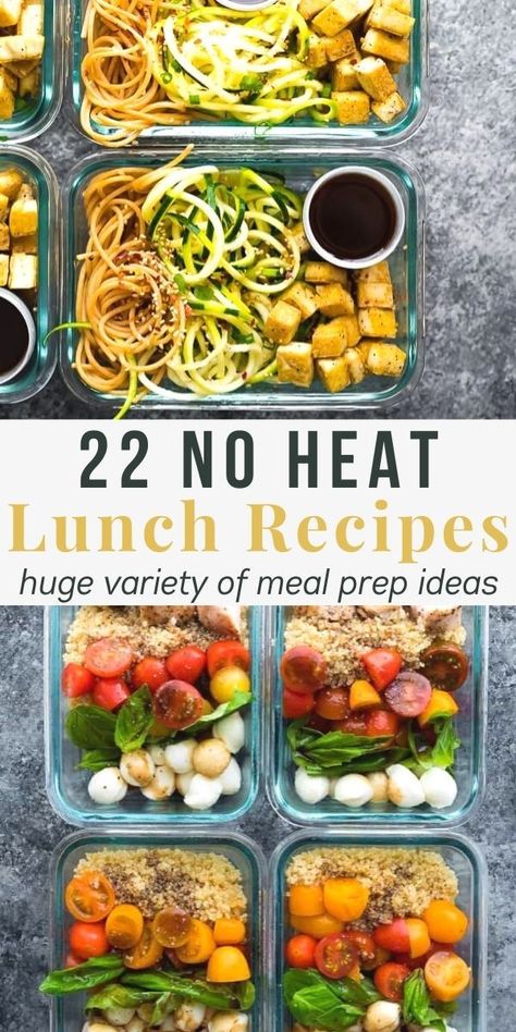 Meal Prep Cold Meals, Lunch For Working Husband, Meal Prep Ideas No Microwave, Meal Prep You Can Eat Cold, Filling Lunch Salads, Lunches That Don't Need To Be Kept Cold, No Microwave Meal Prep, Super Simple Lunch Ideas, Cold Food Meal Prep Ideas