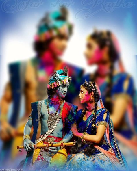 Image may contain: 1 person Happy Holi Photo, Krishna Holi, Holi Pictures, साईं बाबा, Happy Holi Images, Radha Krishna Holi, राधा कृष्ण वॉलपेपर, Holi Photo, Radhe Krishna Wallpapers