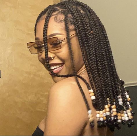 Box Braids Hairstyles For Black Women, Braids Hairstyles Pictures, Cute Box Braids Hairstyles, Protective Hairstyles Braids, Girls Hairstyles Braids, Natural Hair Styles Easy, Braided Hairstyles For Black Women, Baddie Hairstyles, Braids For Black Hair