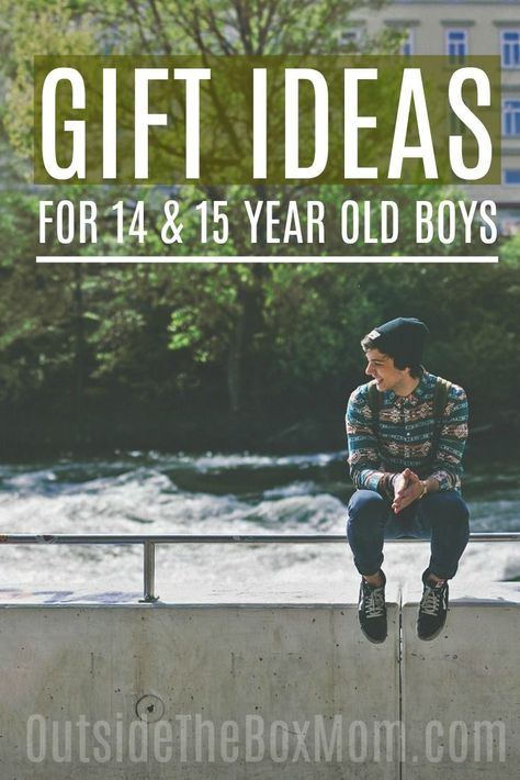 Are you looking for gift ideas for a  14- or 15-year-old boy? I’ve created a list of more than 10 items at every price point. | 10+ GIFT IDEAS FOR 15 YEAR OLD BOY | GIFTS FOR 14 YEAR OLD BOYS Gifts For 14th Birthday Boy, Birthday Boy Gift Ideas, Boys Teenage, 10 Gift Ideas, Teen Gifts, Birthday Things, Boys Gift, Boy Gifts, Birthday Gifts For Teens