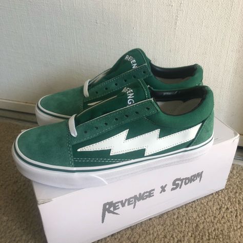 Vans Shoes | Revenge X Storm Green Men Us 7 | Color: Green | Size: 7 Revenge X Storm Shoes, Revenge X Storm, Vans Green, Men's Vans, Dream Shoes, Mens Vans, Green Man, Vans Shoes, Shoe Collection