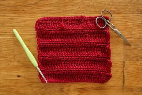 Railroad Crochet Stitch Yarn Projects Crochet, Crochet Ripple Pattern, Using Chopsticks, Puff Stitch Crochet, Crochet Stitches For Blankets, Easy Crochet Stitches, Puff Stitch, Stitch Crochet, Crochet Stitches Tutorial