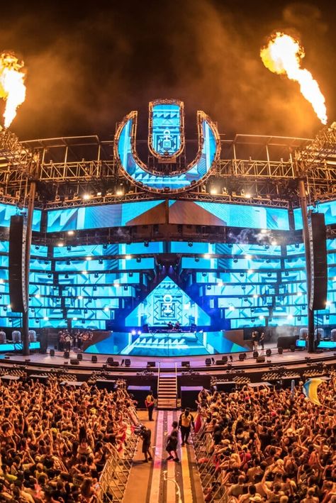 Music Festival Stage, Ultra Miami, Festival Stage, Regina Spektor, Funky House, Concert Stage Design, Peeping Tom, A State Of Trance, Electronic Music Festival