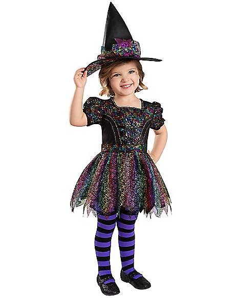 Enchantress Costume, Toddler Witch Costumes, Cute Witch Costume, Halloween Spirit Store, Home Halloween Costumes, Toddler Costumes Girl, Wicked Costumes, Dress Tights, Halloween Toddler