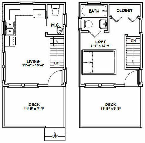 12x16 Tiny House -- 364 sq ft -- PDF Floor Plan -- Model 3A 2 Eco House Design Floor Plans, 12x16 Tiny House, Wooden Tent, House Design Floor Plans, Sheds Ideas, Shed Plans 12x16, Amazing Sheds, Eco House Design, Addition Ideas