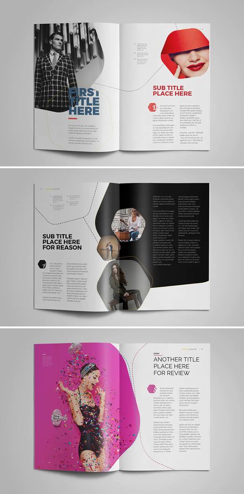 Clean and Elegant Magazine Template InDesign. 32 Pages Magazine Article Template, Magazine Articles Design, Magazine Image Layout, Clean Magazine Layout, Magazine Page Design Layout, Elegant Magazine Layout, Graphic Design Magazine Layout, Fun Magazine Layout, Graphic Design Layouts Magazine