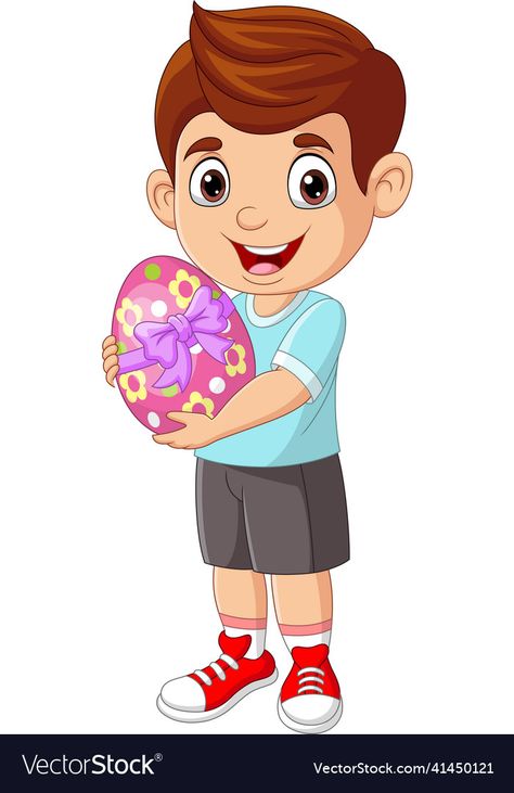 Easter Egg Vector, Easter Egg Cartoon, Easter Cartoons, Egg Vector, Happy Easter Card, Bird Eggs, Book Ideas, Easter Kids, Easter Cards