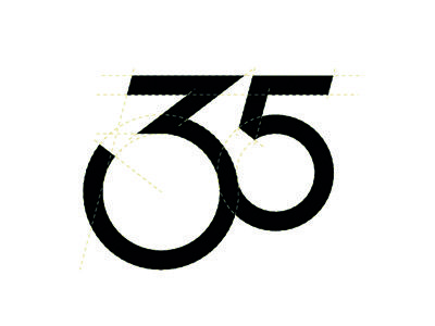 35th Anniversary Number 35 Design, 35 Number Logo, 35 Number Design, 30 Anniversary Logo, 35 Anniversary, Number Icons, Plus Logo, Number Logo, Clever Logo