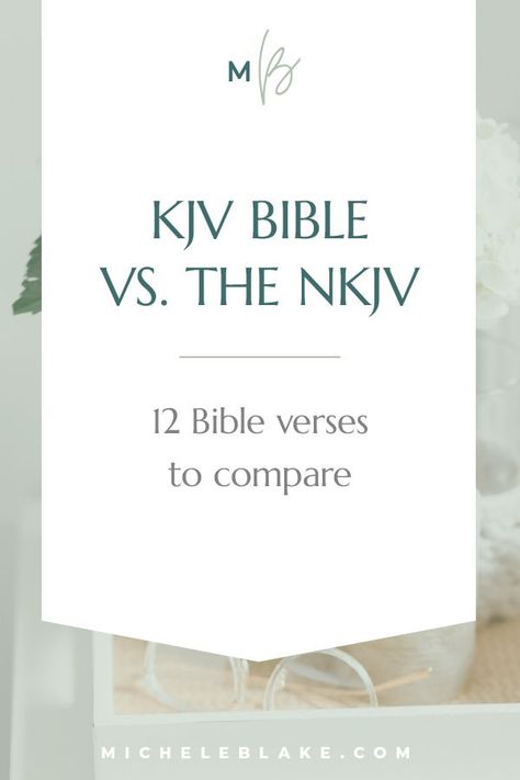 Which version of the Bible is the best? Aren't they basically all the same? Here are 12 verses of Scripture you absolutely must compare in the different versions. In fact, sometimes they say exactly the opposite of the King James Bible! If you're a serious student of the Word, this exercise will be well worth your time. #kjv #kjvbible #bibleverses #nkjv #nasb #niv #esv Kjv Vs Nkjv, Niv Bible Verses, Gods Encouragement, Sunday Bible Verse, James Bible Verses, Nkjv Bible, Kjv Bible Verses, Bible Verse For Moms, Bible Verse List