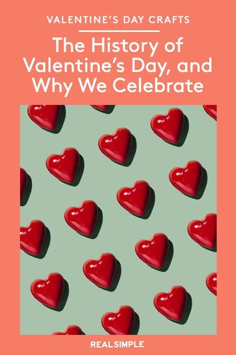 The History of Valentine’s Day, and Why We Celebrate | Valentine’s Day may be associated with romance, but the origin of the holiday isn’t romantic. Here’s the history of Valentine’s Day you may not know—plus when Valentine’s Day 2021 is so you can plan ahead. #realsimple #valentinesdayideas #giftsforher #giftsforhim #valentinesdaydecor #valentinesdiy History Of St Valentine, Valentines Things, Valentine's Day Origin, Articles For Kids, Valentine Day Video, Valentines Day History, Valentine History, Web History, History Articles