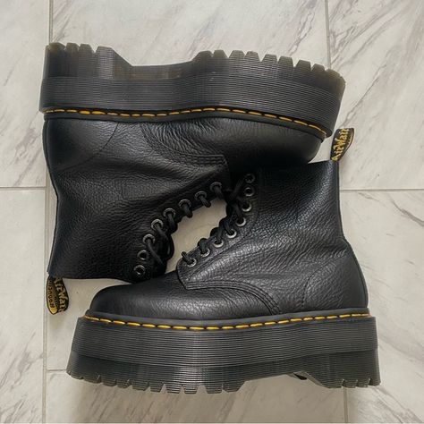 ✿ DR MARTEN 1460 PASCAL MAX LEATHER��✿ 1460 Pascal Dr Martens Outfit, Pascal Max Dr Martens Outfit, Pascal Max Dr Martens, Dc Martens, Doc Martens 1460, Martens Outfit, Dr Martens Outfit, Dr Martens Jadon, Dr Martens Shoes