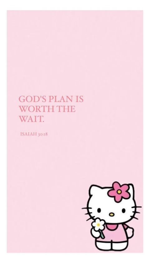 Hello Kitty Christian Pfp, Hello Kitty Bible Verse, Christian Hello Kitty, Nursing Students Wallpaper, Hello Kitty Widgets, Pink Hello Kitty Wallpaper Iphone, Bible Reflection, Frank Ocean Wallpaper, Journal Bible Quotes