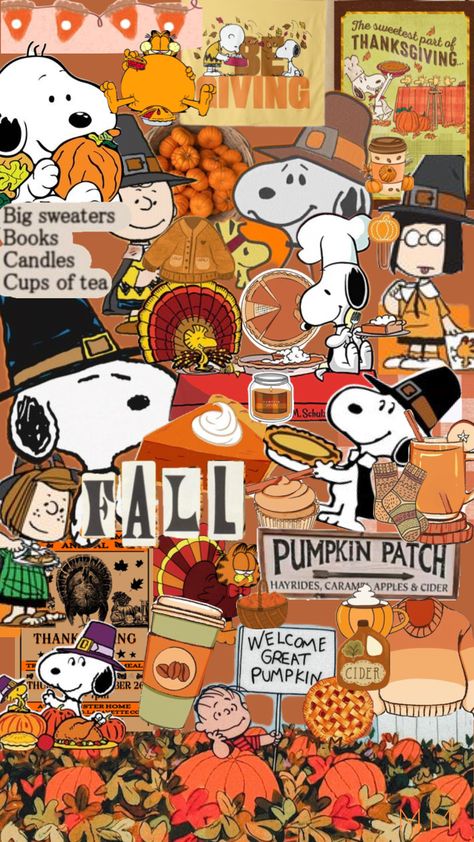 #art #wallpaper #aestehthic #thanksgiving #iphone #android #fallaesthetic #snoopy #november Snoopy November, Thanksgiving Collage, Thanksgiving Iphone Wallpaper, Thanksgiving Snoopy, Peanuts Wallpaper, Holiday Iphone Wallpaper, Fall Backgrounds Iphone, November Wallpaper, Halloween Wallpaper Iphone Backgrounds