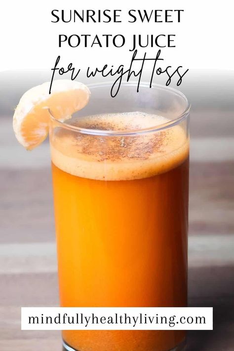 Sweet Potato Juice Recipes, Nama Juicer, Sweet Potato Juice, Liver Cleanse Juice, Raw Sweet Potato, Potato Juice, Curb Appetite, Fresh Turmeric, Lifestyle Change