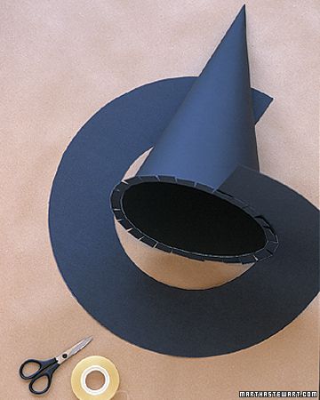 How to make a Witches' Hat http://www.marthastewart.com/268139/wizard-and-witch-costumes-witches-hats?czone=holiday%2Fhalloween-center%2Fhalloween-center-costumes&gallery=274774&slide=268139&center=1006803 Diy Witch Hat, Witch Hats Costume, Witch Hat Cookies, Diy Witch, Felt Witch Hat, Hat Diy, Witch Costumes, Anniversaire Harry Potter, Witch Diy