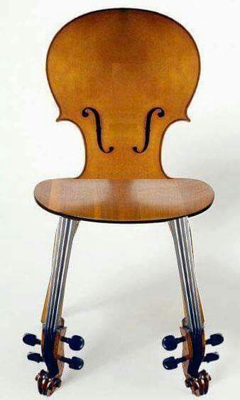 #furniture #musical #instruments #decor #decoration #theme #cello #string #chair Unusual Furniture, Unique Furniture Pieces, Love Chair, Unique Chair, Music Decor, Funky Furniture, Creative Furniture, घर की सजावट, Cool Chairs