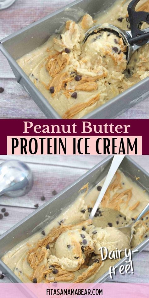 Protein Ice Cream Recipe, Protein Ice Cream Recipes, I Lost 100 Pounds, Healthy Ice Cream Recipes, Ice Cream Maker Recipes, Peanut Butter Ice Cream, Protein Ice Cream, Protein Desserts, Healthy Ice Cream