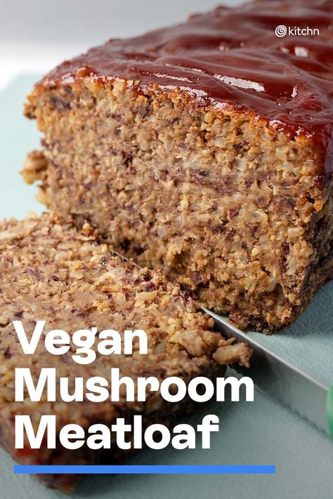 Veggie Loaf Recipe, Vegan Meat Patties, Vegan Loaf Recipes, Vegan Meatloaf Recipes, Best Vegetarian Meatloaf, Best Vegan Meatloaf, Tofu Loaf, Vegan Mushroom Loaf, Mushroom Loaf Vegetarian