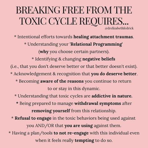 Cycle Of Toxic Relationship, Toxic Cycle, Cycle Breaker, Boundaries In Marriage, Healing Circle, Healing Journaling, Mental Health Facts, Relationship Lessons, Relationship Therapy